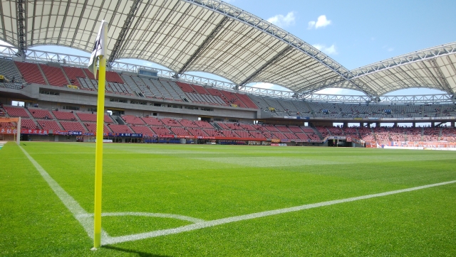 サッカースタジアムの画像