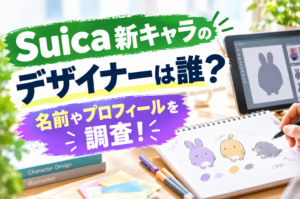 【Suica】新キャラのデザイナーは誰？名前やプロフィールを調査！