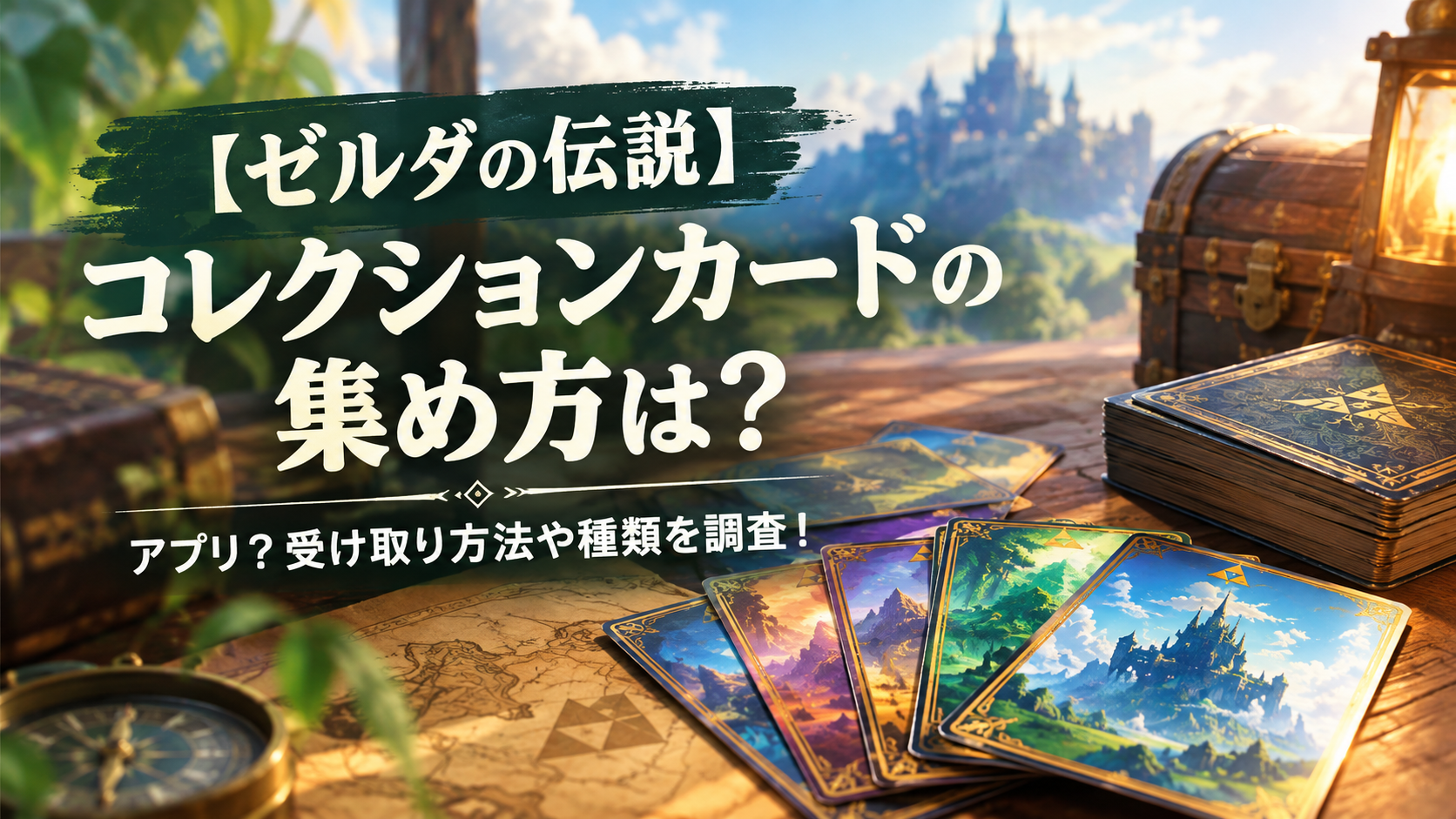 【ゼルダの伝説】コレクションカードの集め方は？アプリ？受け取り方法や種類を調査！
