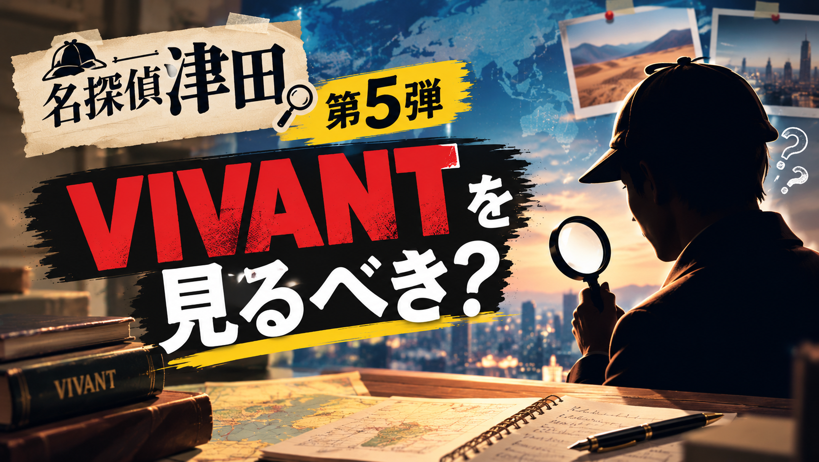 名探偵津田第5弾はVIVANTを見るべき？予習は必要か未視聴でも楽しめるのか調査！